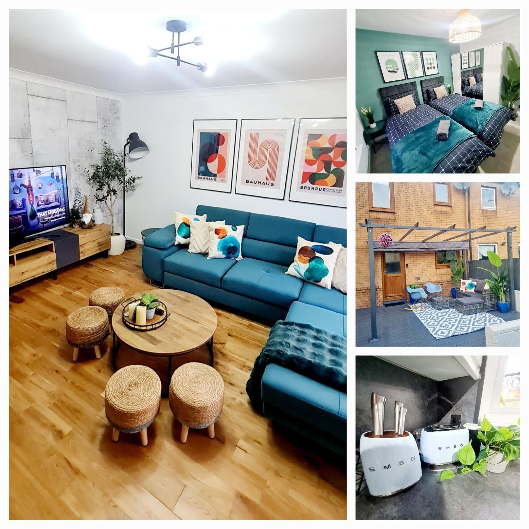 Bright 3Br Walking Distance To Town - Free Parking Glasgow Exterior foto